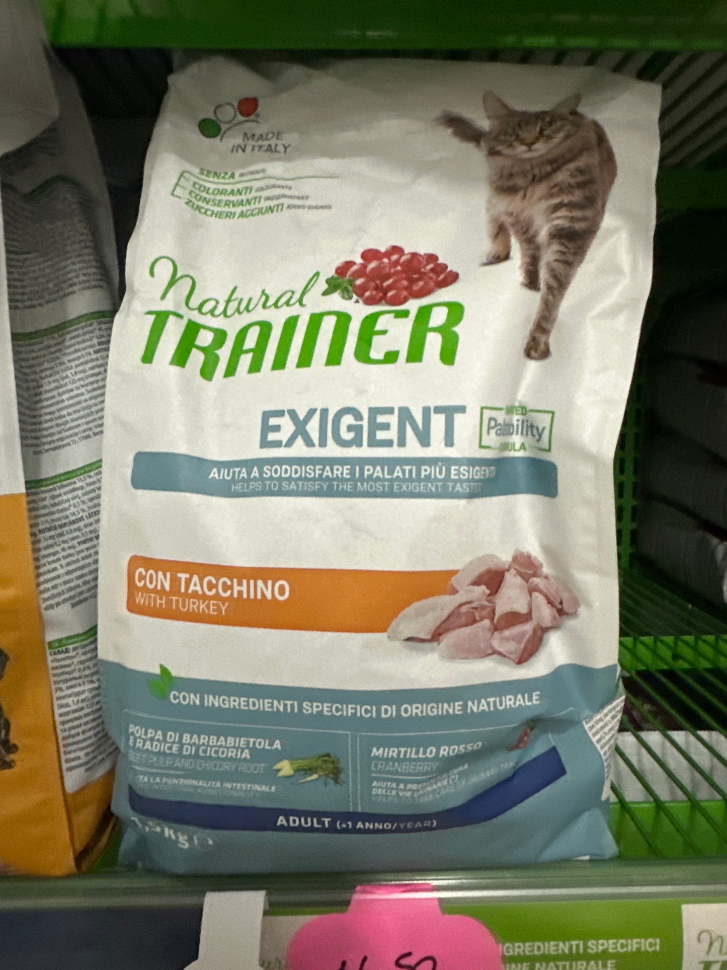 natural trainer exigent (+1 anno) con tacchino