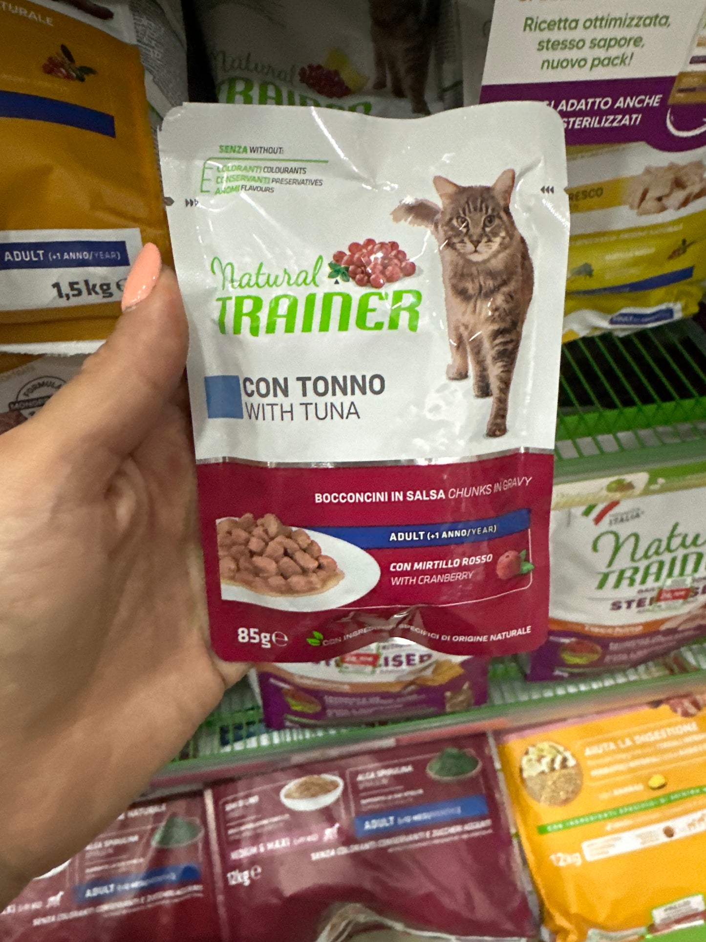 Natura trainer bustine adult 85gr (+1 anno)
