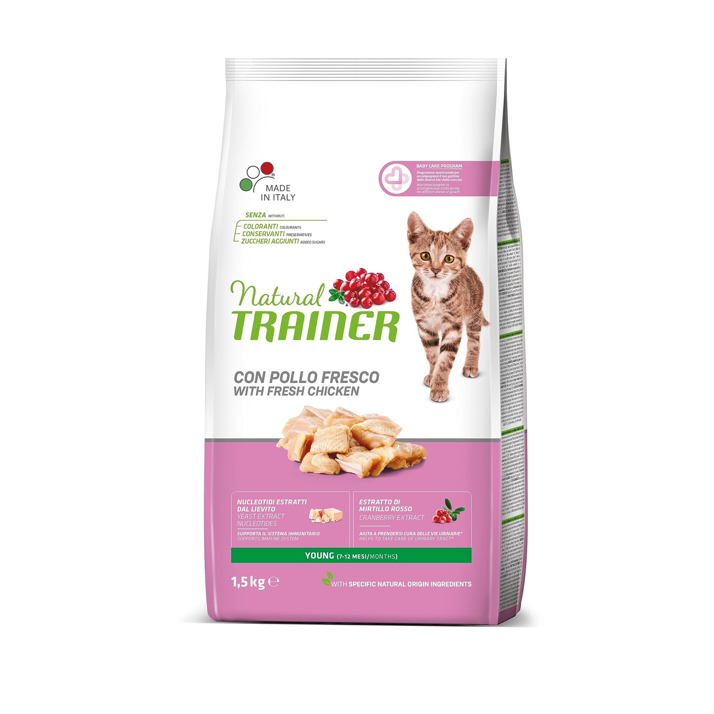 natural trainer young ( 7-12mesi) con pollo fresco