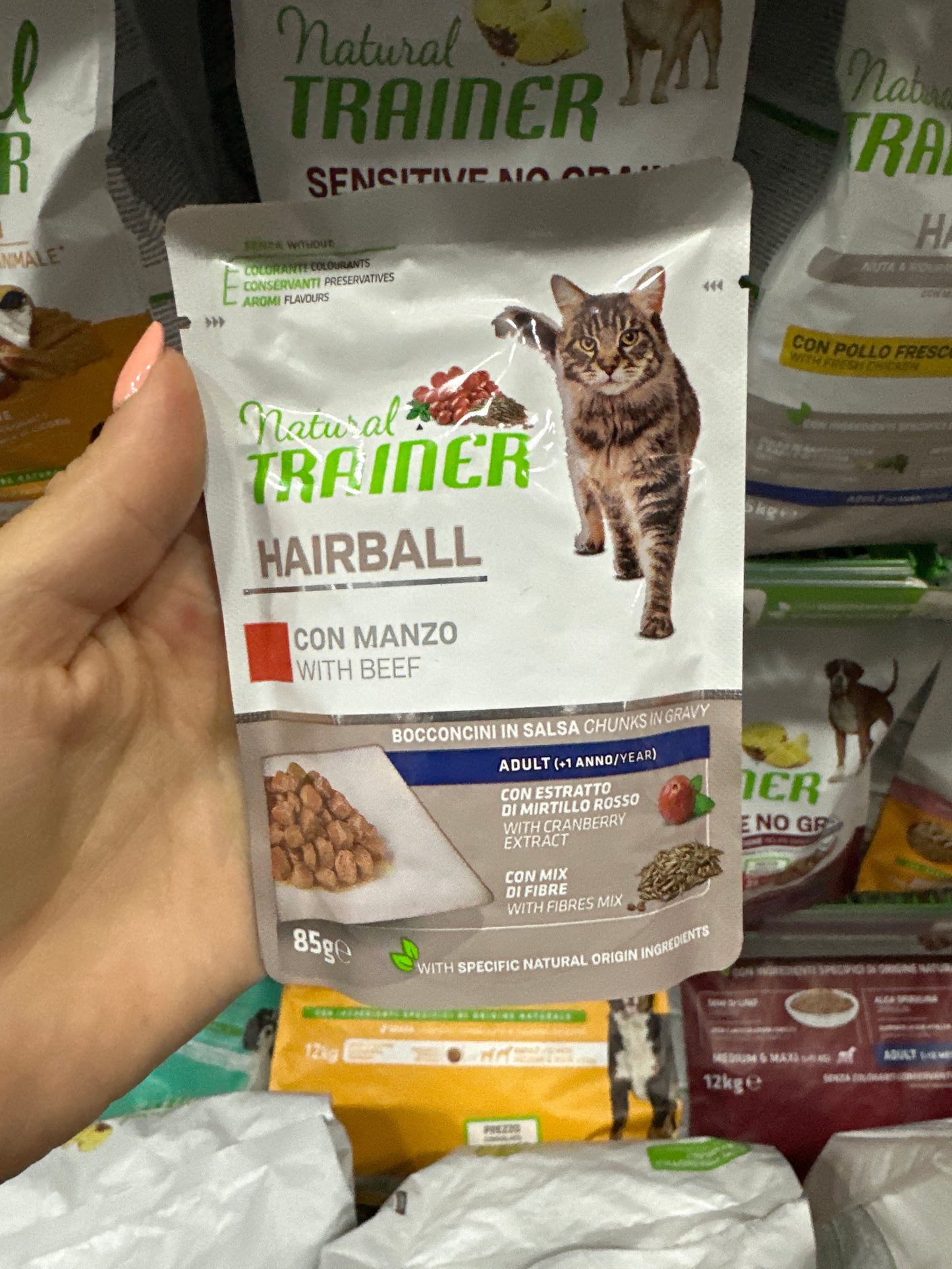 Natural Trainer Hairball 85gr (+1 anno)