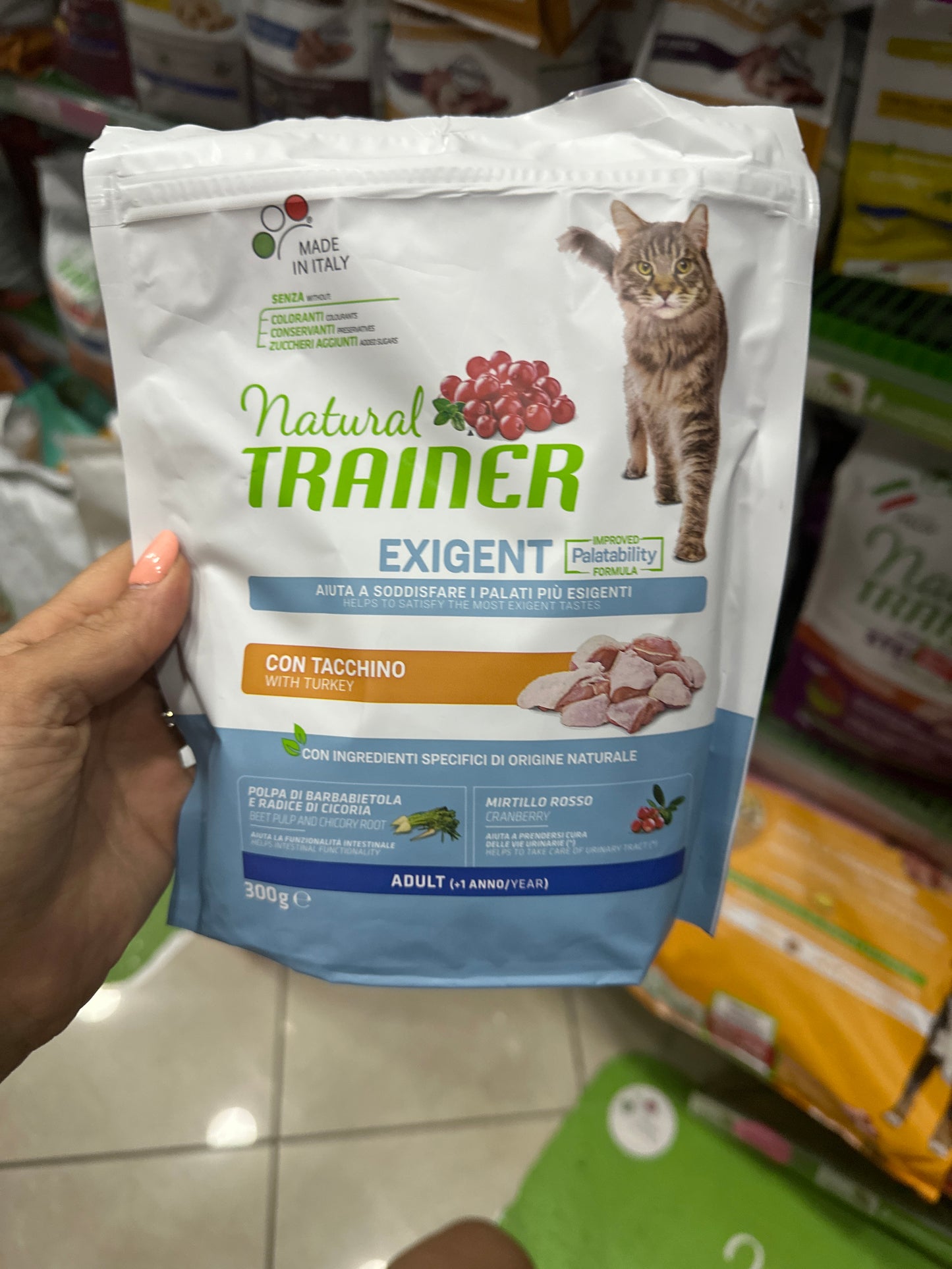 natural trainer exigent (+1 anno) con tacchino