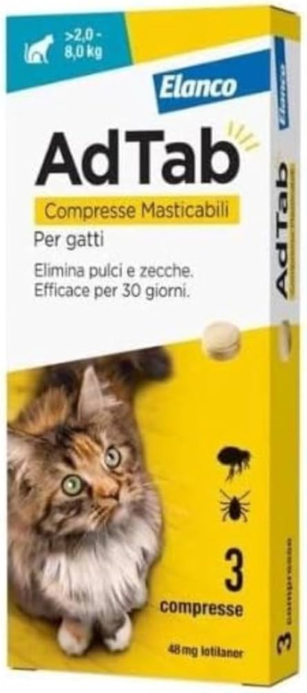 Adtab compresse masticabili per gatti