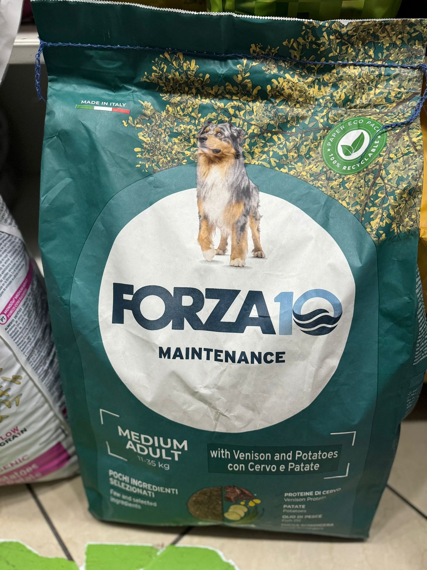 Forza10 Maintenance Medium Adult al Cervo con Patate Crocchette cane