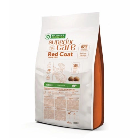 Nature's Protection Red Coat Adult Small agnello 1,5kg crocchette cane Superior Care grain free