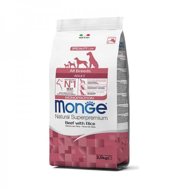 Monge all breed adult monoprotein manzo con riso