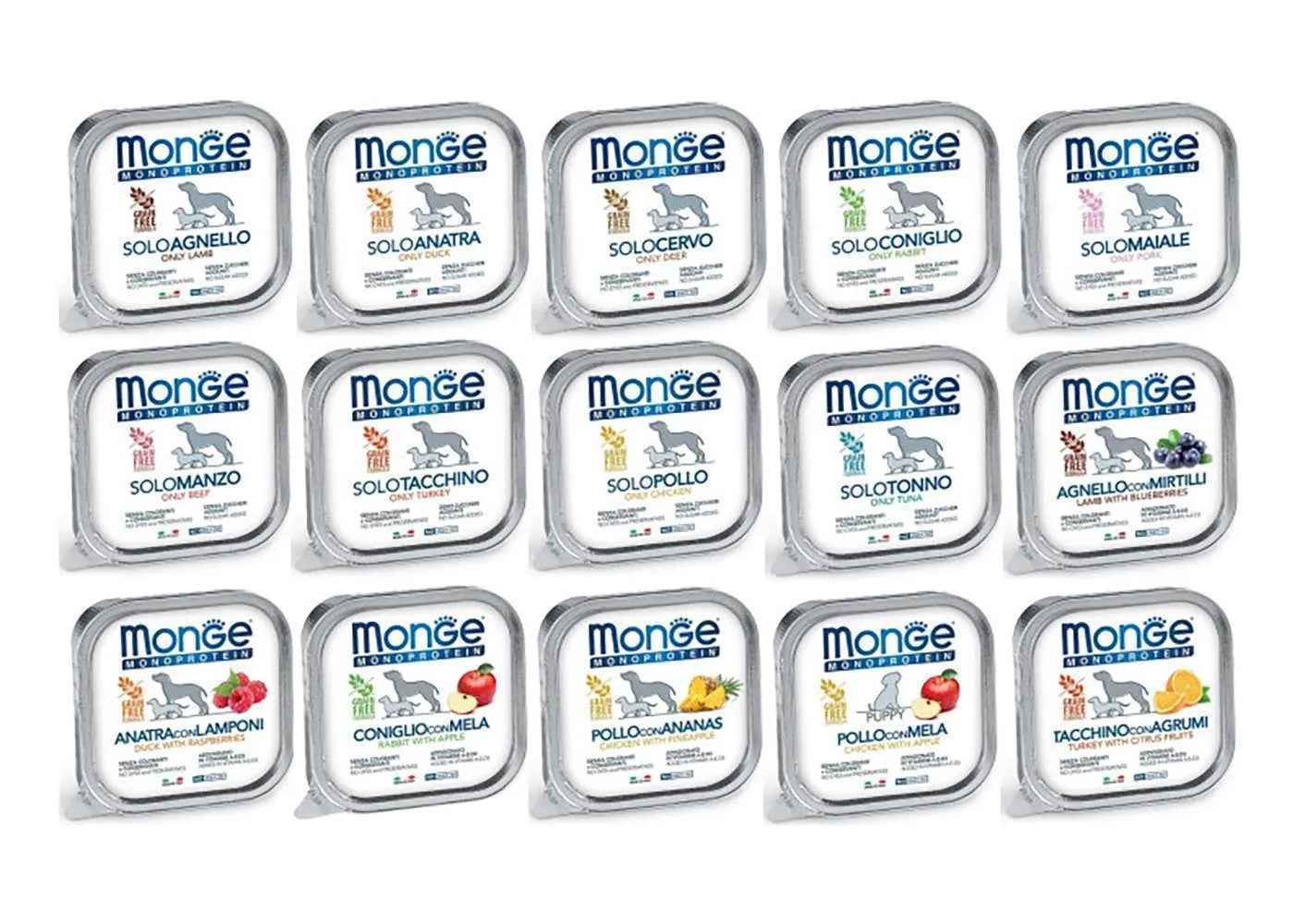 monge monoproteico 150 gr vaschetta