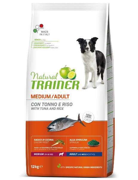natural trainer adult +12 mesi con tonno e riso