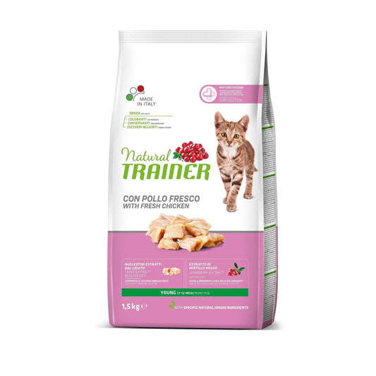 natural trainer young ( 7-12mesi) con pollo fresco