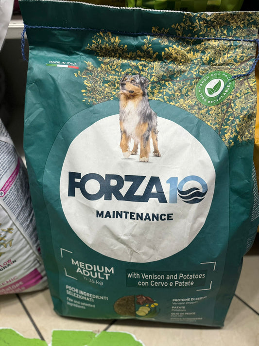 Forza10 Maintenance Medium Adult al Cervo con Patate Crocchette cane