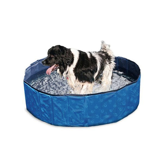 Karlie piscina per cani blu