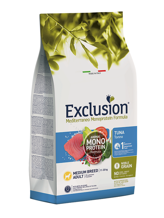 Exclusion NOBLE GRAIN ADULT TUNA MEDIUM BREED