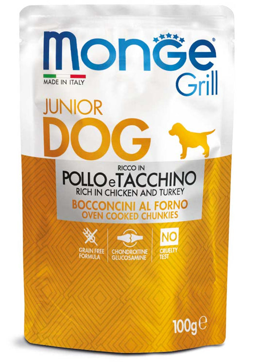 monge grill pollo e tacchino bustine