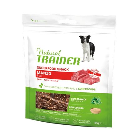 natural trainer superfood snack +10 mesi con manzo