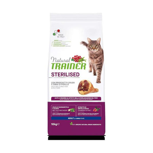 natural trainer sterilised (+1 anno) con prosciutto crudo e fibra di pisello