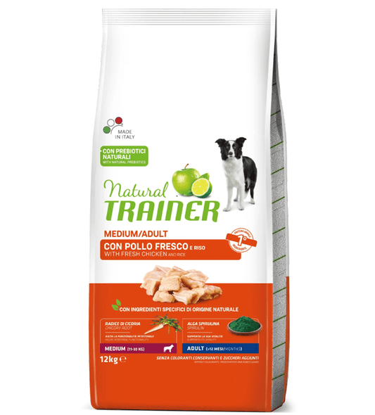 Natural trainer adult +12 con pollo fresco e riso